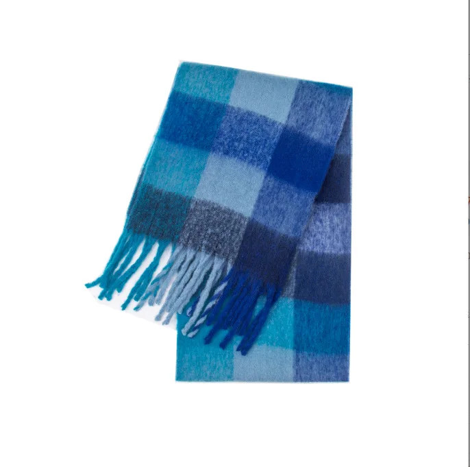 Thumbnail: 2025 Winter Thick Warm Scarf Women Cashmere Shawl and Wraps Pashmina Neckerchief