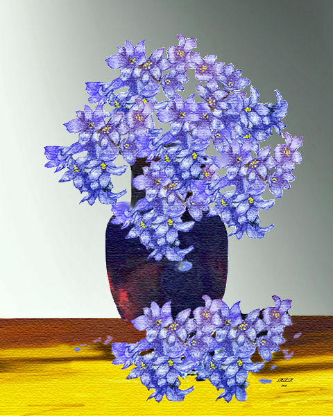 There's Something about Blue Flowers