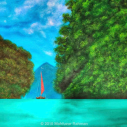 Mahfuzur_Rahman_The_Sea_Serenity_Acrylic_on_Canvas.jpeg