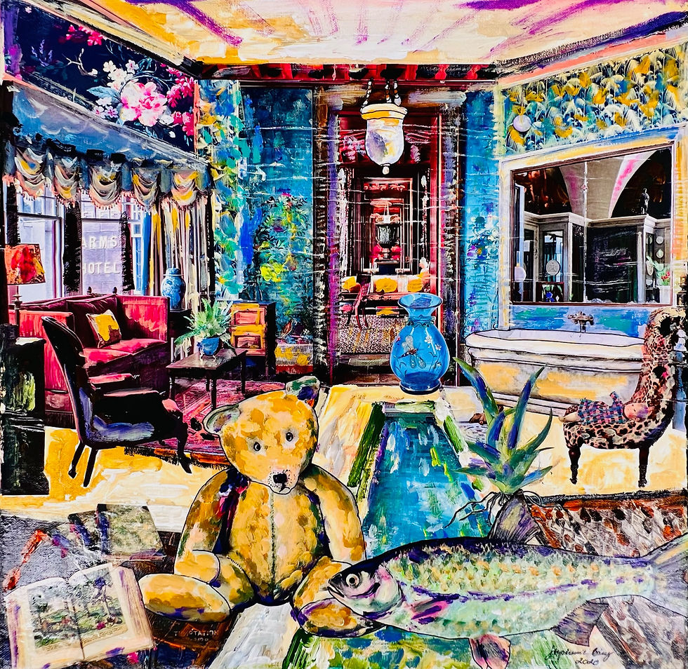NYC Apartment with Teddy bear