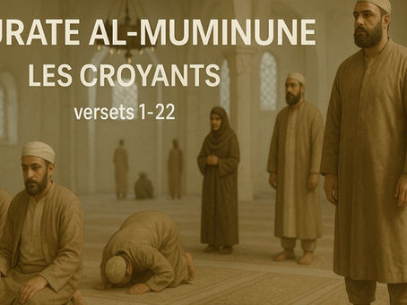 Sourate AL-MUMINUNE / LES CROYANTS en français | Sourate 23 AL-MUMINUNE · 118 versets