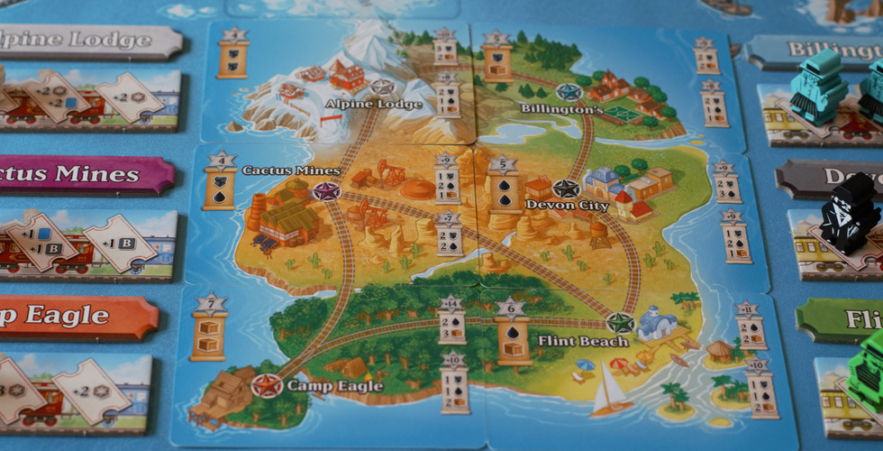 The island map of Isle Of Trains All Aboard