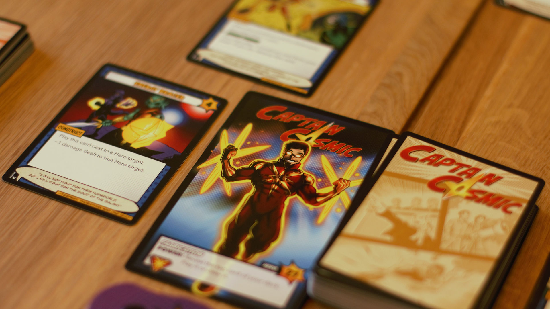 Sentinels Of The Multiverse - Game Review - Captain Cosmic deck