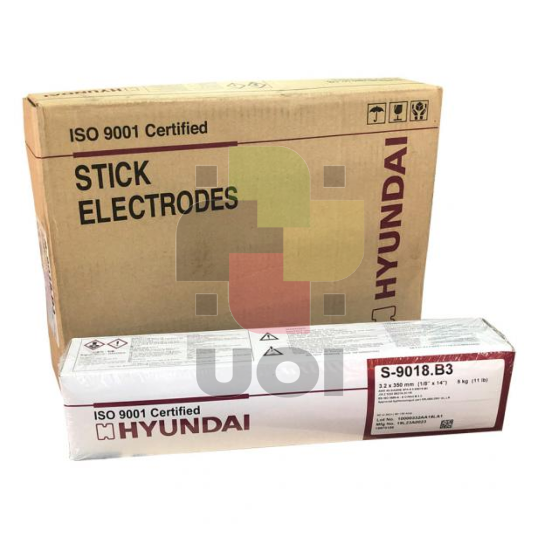 ลวดเชื่อมไฟฟ้าเหล็กทนความร้อนสูง HYUNDAI S-9018.B3 (E9018-B3)