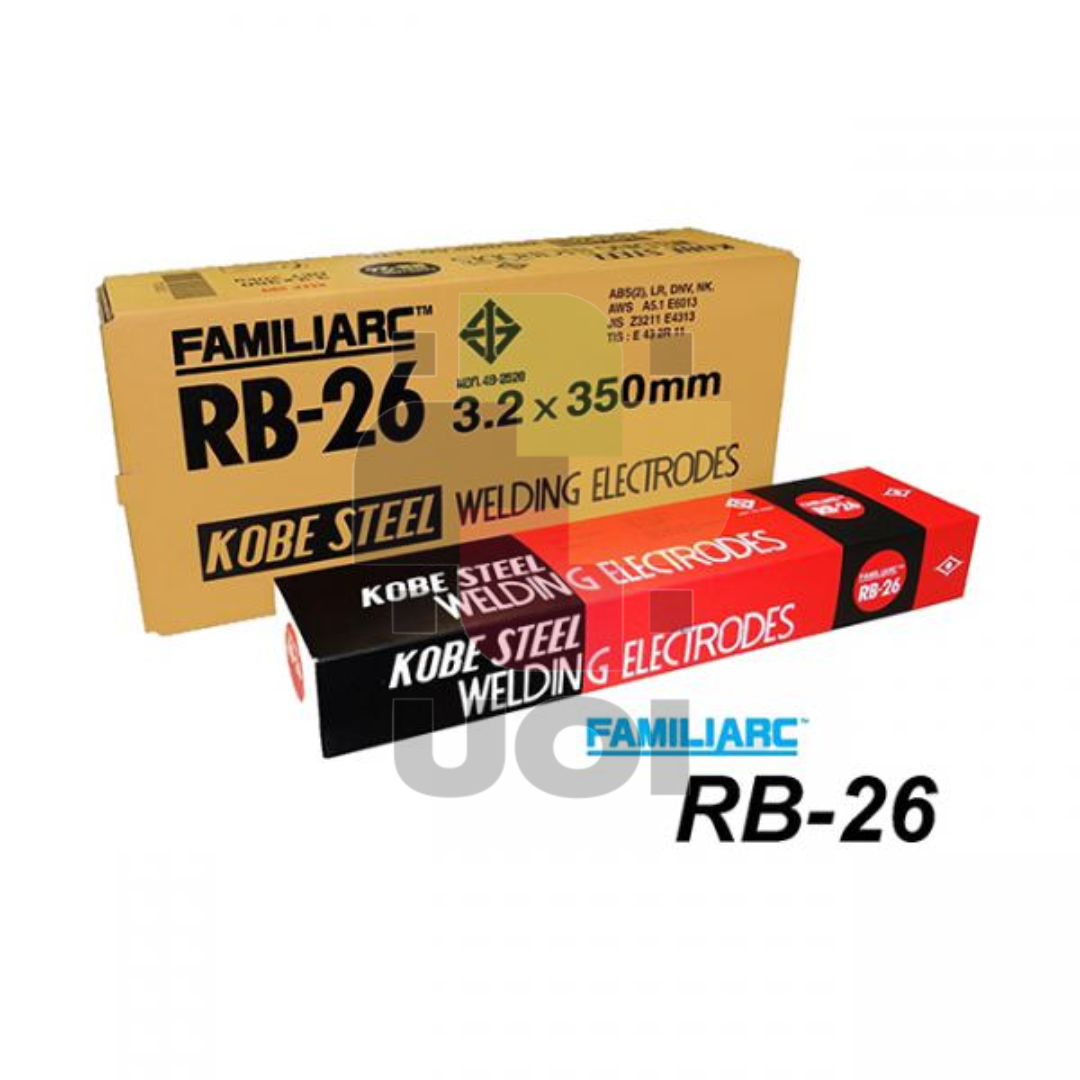 ลวดเชื่อมไฟฟ้า KOBE RB-26 (E6013)