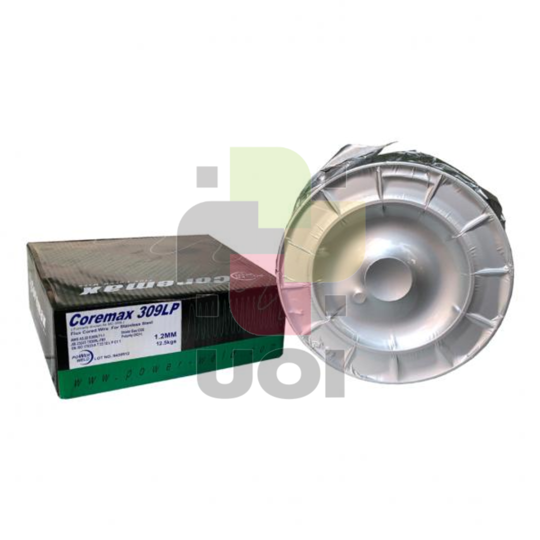 ลวดเชื่อมฟลักซ์คอร์ไวร์สแตนเลส Powerweld Coremax 309LP