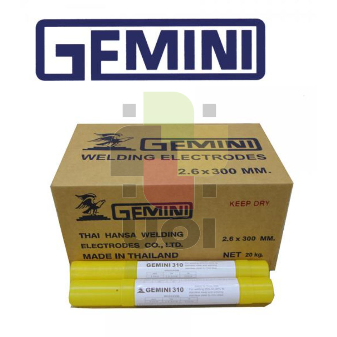 ลวดเชื่อมไฟฟ้าสแตนเลส GEMINI 310 (E310-16)