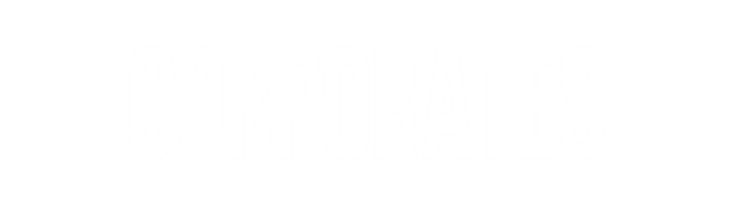 CORPORATES white bold text
