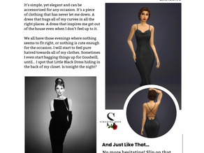 PROJECT ROSE : Little Black Dress