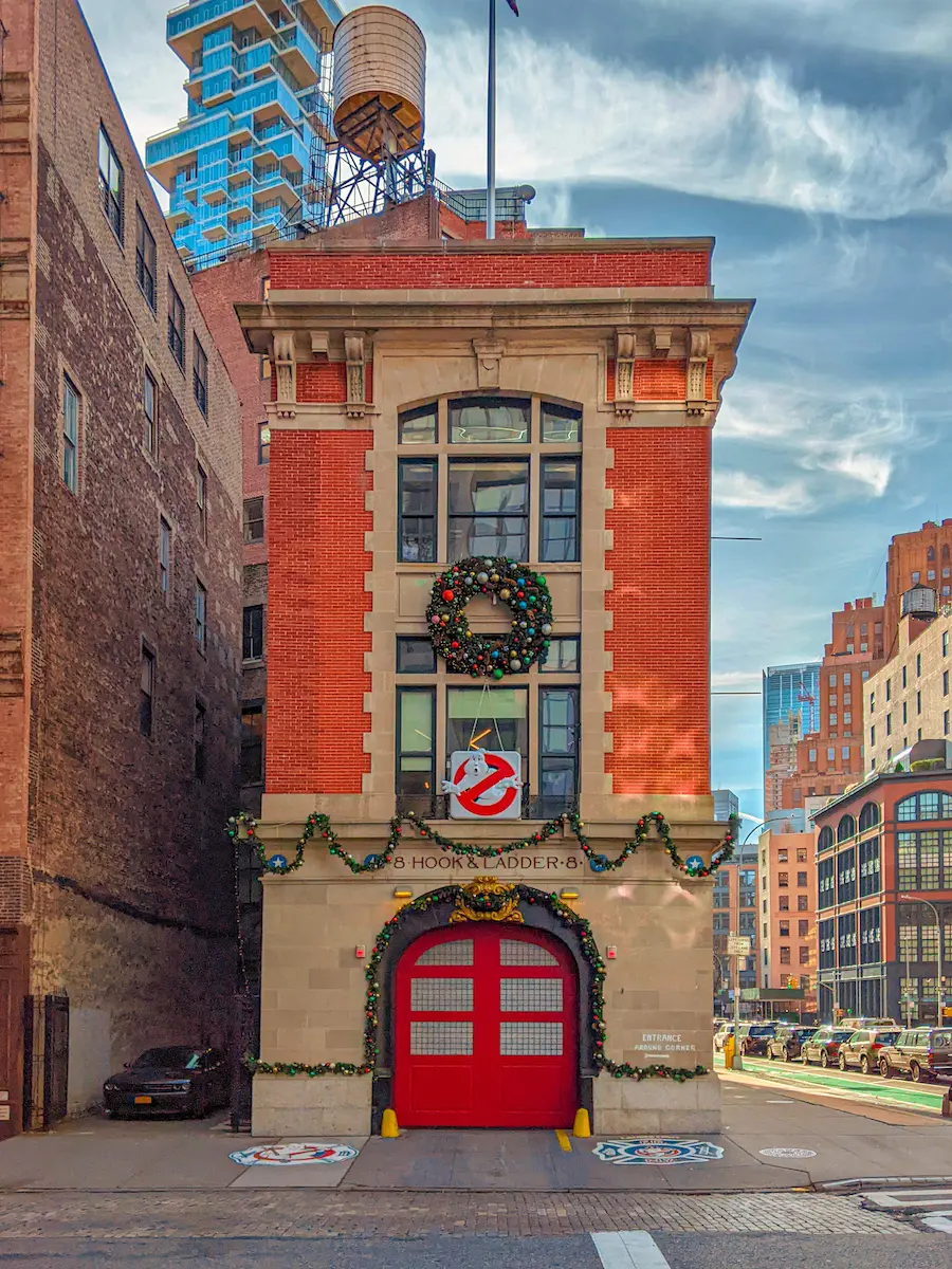 Caserne de pompier SOS Fantômes Hook and Ladder 8 Tribeca New York