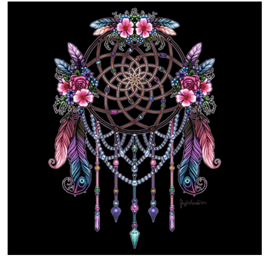 Thumbnail: Floral Dreamcatcher