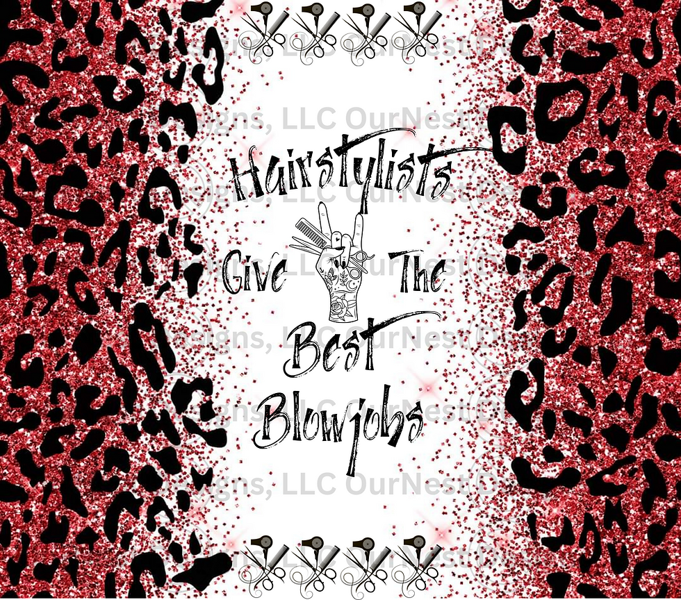 Thumbnail: Hairstylist 20oz Tumbler PNG