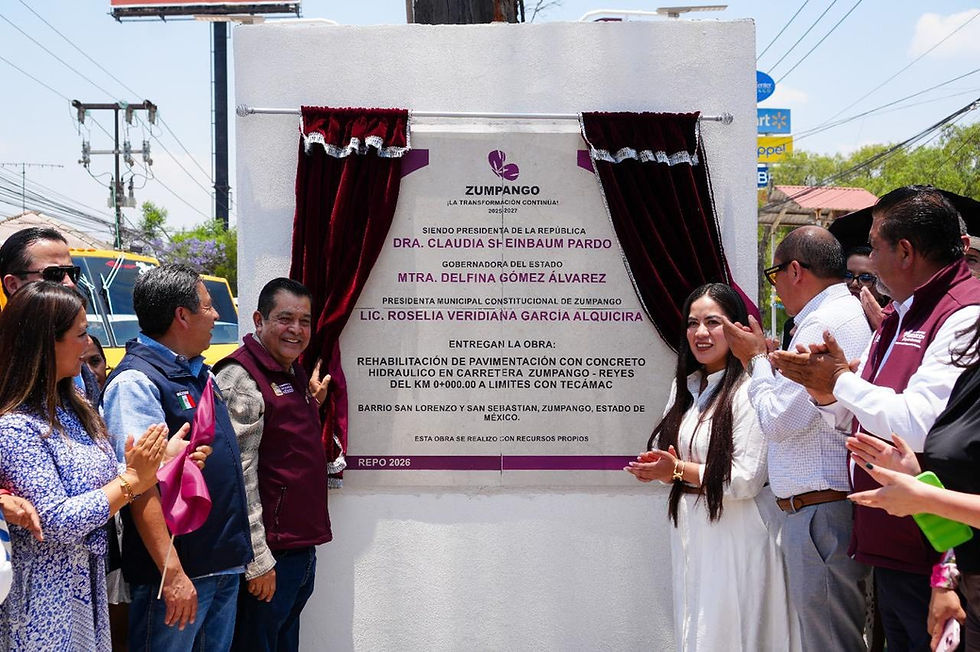 Desplaza a Tecámac que durante los últimos años mantuvo el primer lugar; la rehabilitación de la carretera Zumpango-Los Reyes, ejemplo