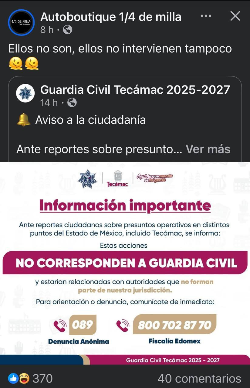 Solicita que la comisionada, Rubid Suárez, informe al Cabildo porque su falta de certeza con la seguridad de sus habitantes en sus comunicados