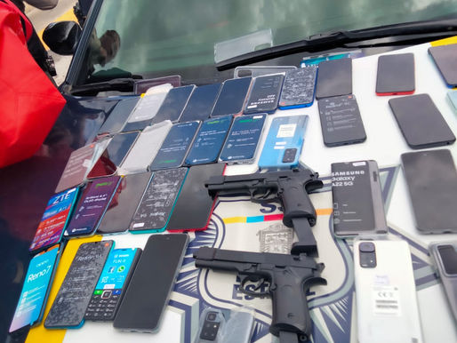 CAPTURA GUARDIA CIVIL DE TECÁMAC A UNA BANDA QUE ROBÓ TELÉFONOS CELULARES