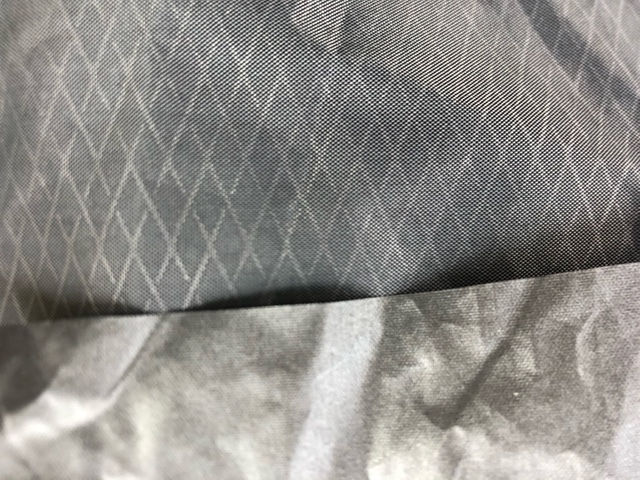 W/R PET TEXTILE D75 / ALU BACKING - GREY - SPE. DMND JACQUARD  25 - 49cm