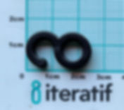 HOOK 9 SHAPE 7mm BLACK  -