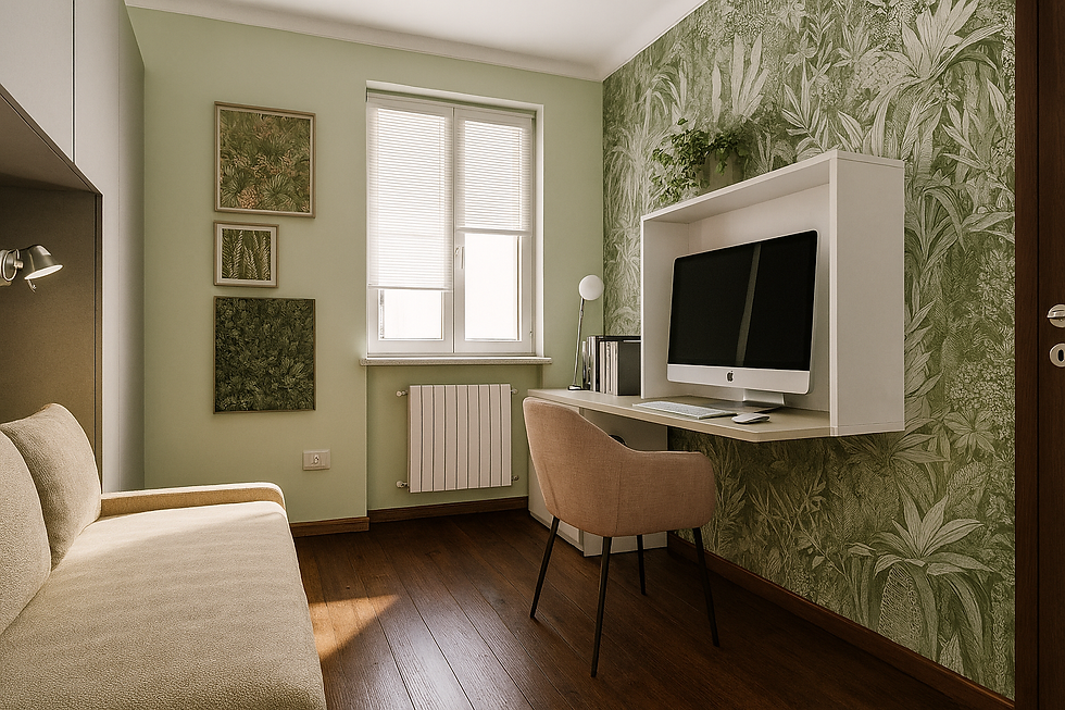 La Stanza Jolly: camera ospiti e zona smart working