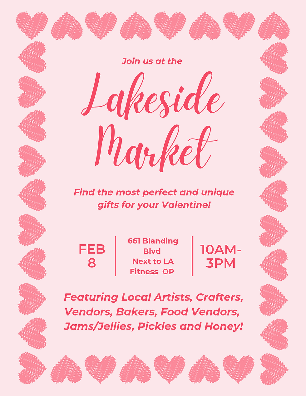 Lakeside Valentine's Market 