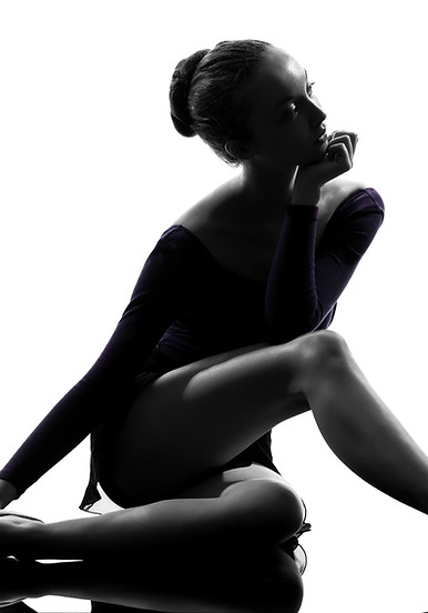 Ballet Pose Silhouette