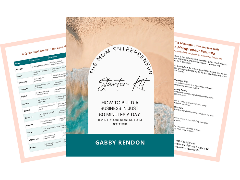 The Mom Entrepreneur Starter Kit cover