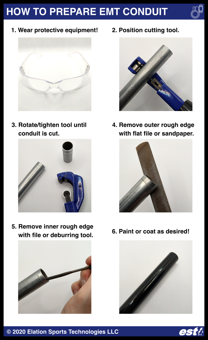 EMT Conduit Cutting and Deburring Instructions
