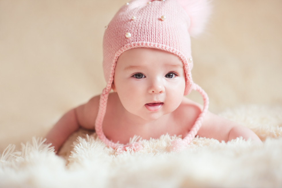 3 month baby milestone photography session