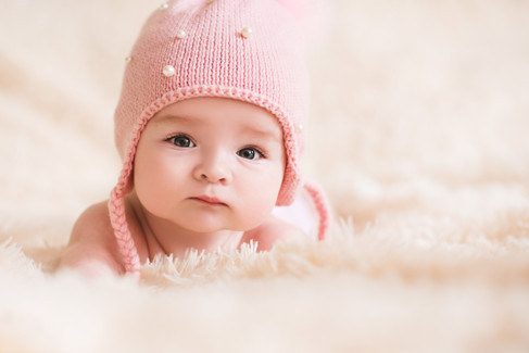 3 month baby milestone photography session