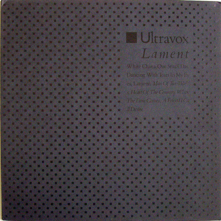 Ultravox – Lament Vinyle, LP, Album 1984