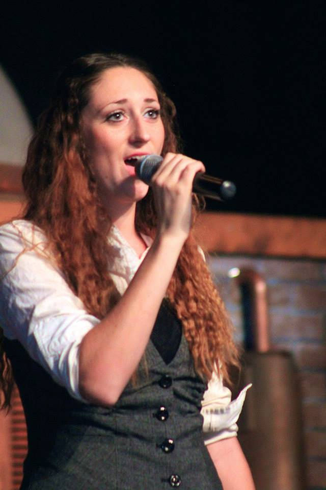 Marissa Molina singing for an Easter Service at Hope Chapel