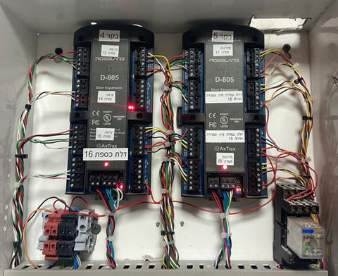 חיווט הרחבות בקרת כניסה