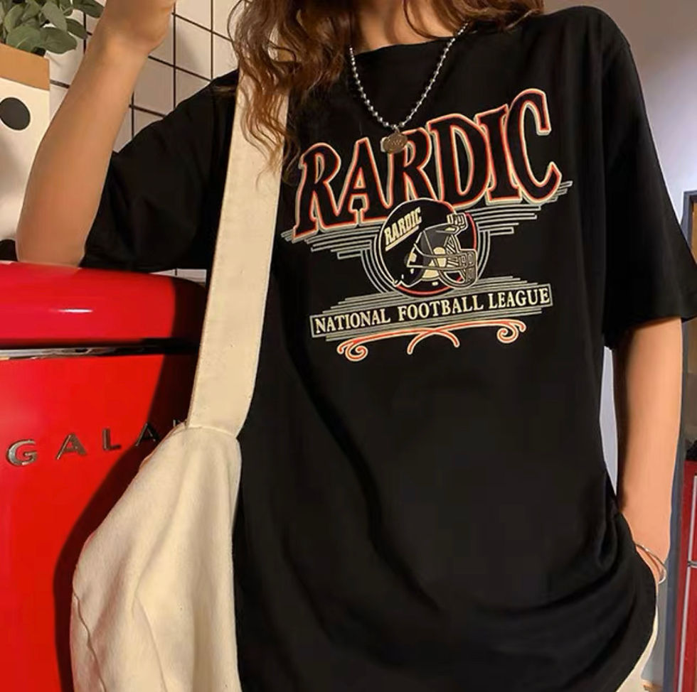 縮圖：Top: Vintage Oversized Short Sleeve Shirt