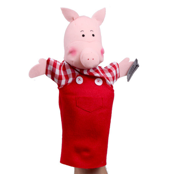 Marioneta Cerdito rojo