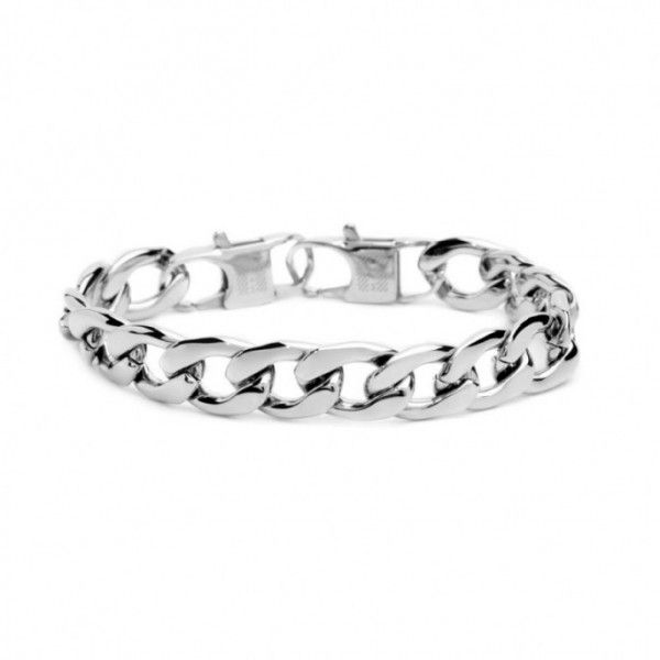 BRACCIALE CATENA GRUMETTA 11,60 MM ACCIAIO 2br0065