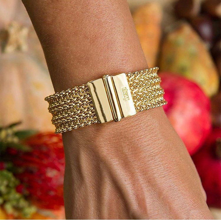 Miniatura: Bracciale Unoaerre in Bronzo Maglia Grana di Riso – Bronze – 1452
