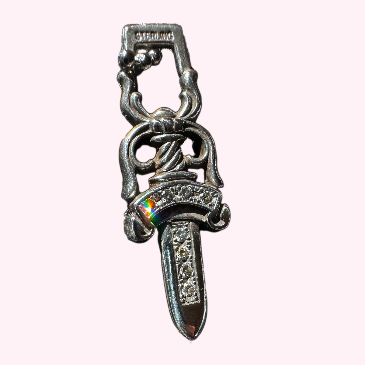 Diamond Dagger Pendant