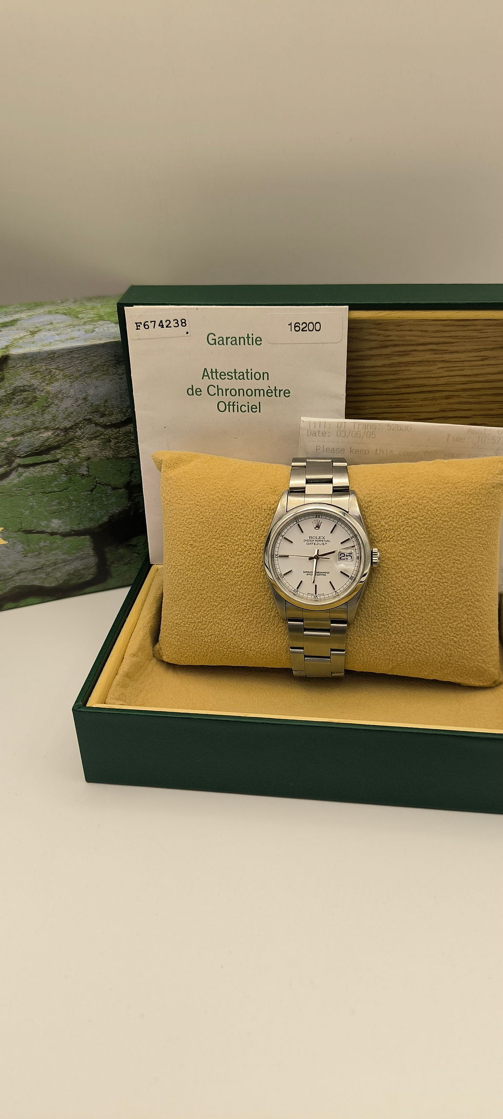 Thumbnail: ⌚ Rolex Datejust – White Factory Dial | Original Papers | Exceptional Value