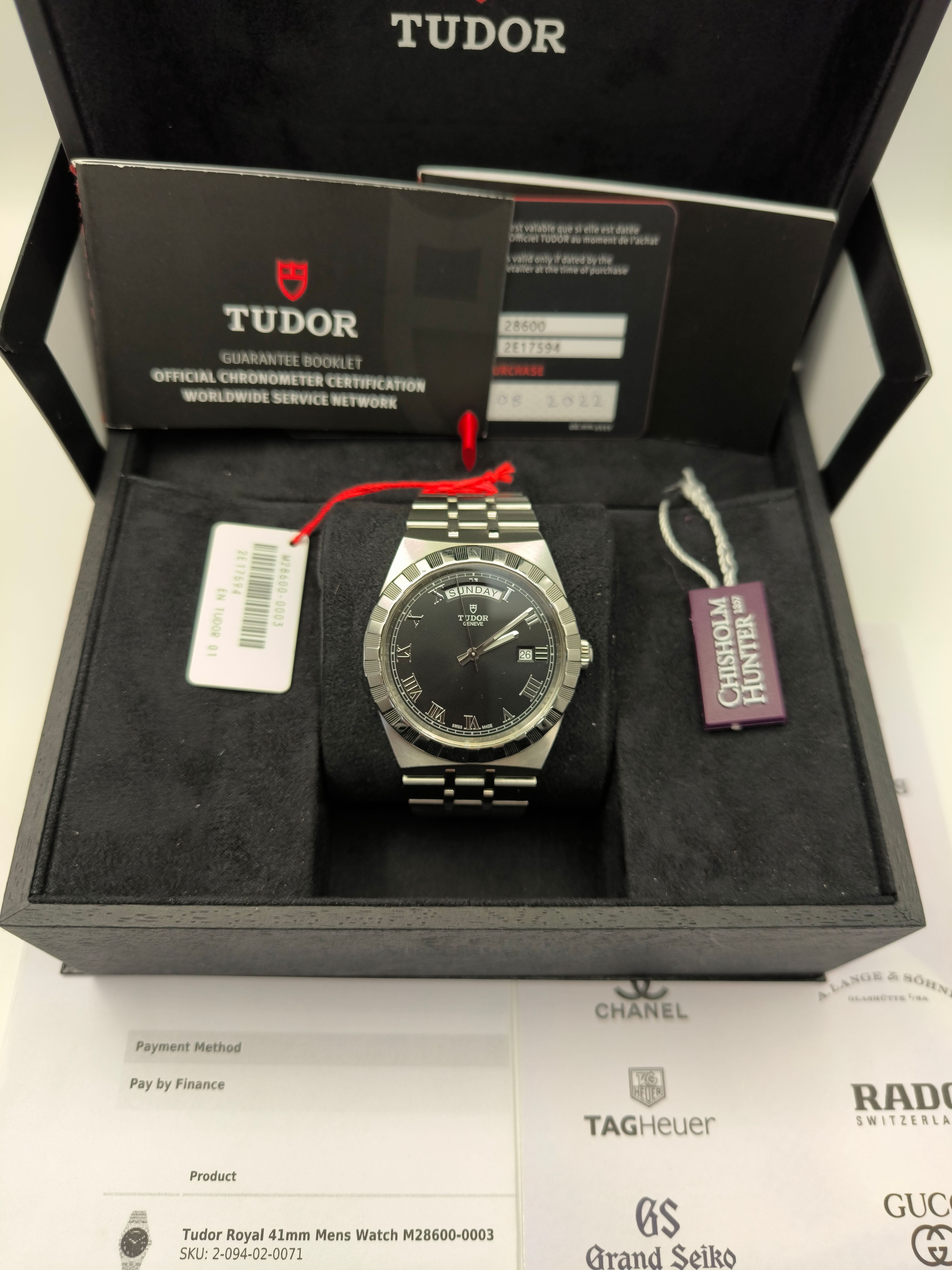 Tudor Royal "Black Dial " ⏱️
Day Date "41mm