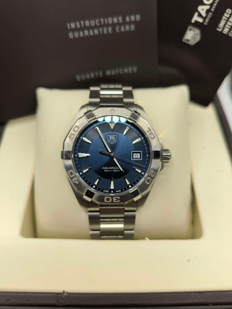 Thumbnail: TAG Heuer AQUARACER Blue Dial - WAY1112.BA0910