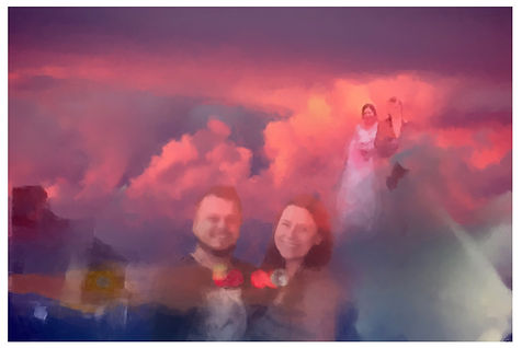 Tail lights lead me to you Drew Slack Art