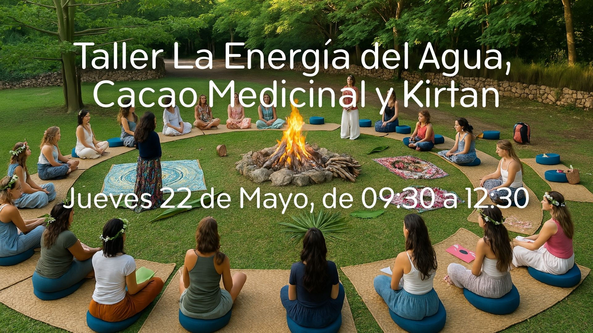 Taller "La Energía del Agua, Cacao Medicinal y Kirtan"