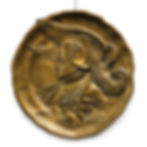 Ch. Desvergnes Napoléon I Relief Plate With Imperial Eagle
