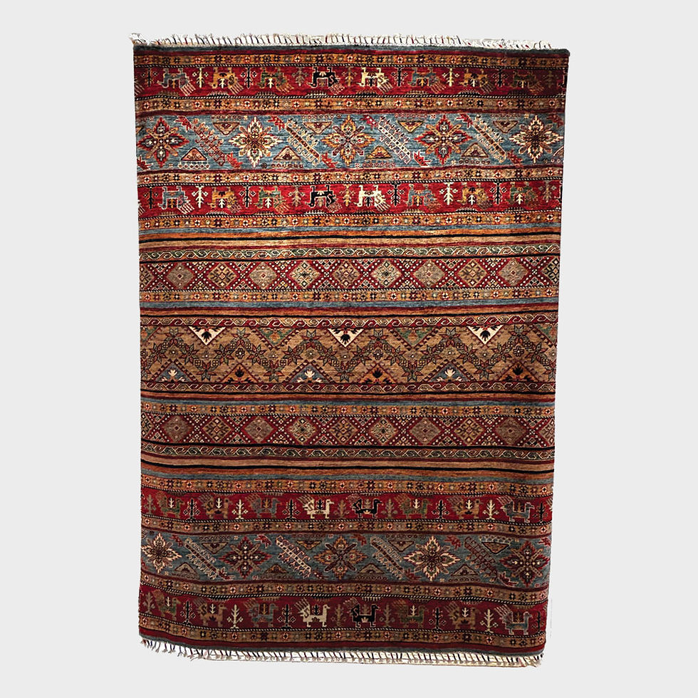 Afghan Ethnic Tribal Rug – Handwoven Wool