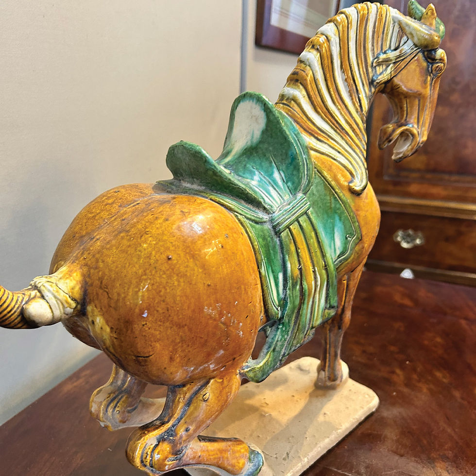 Chinese Tang Style Ceramic Horse