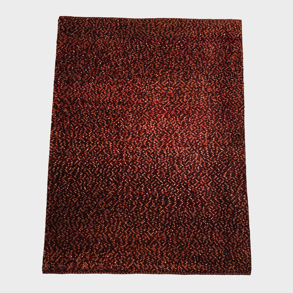 Persian Tapi Art Deco Rug – Handwoven Wool in Vibrant Mosaic Texture