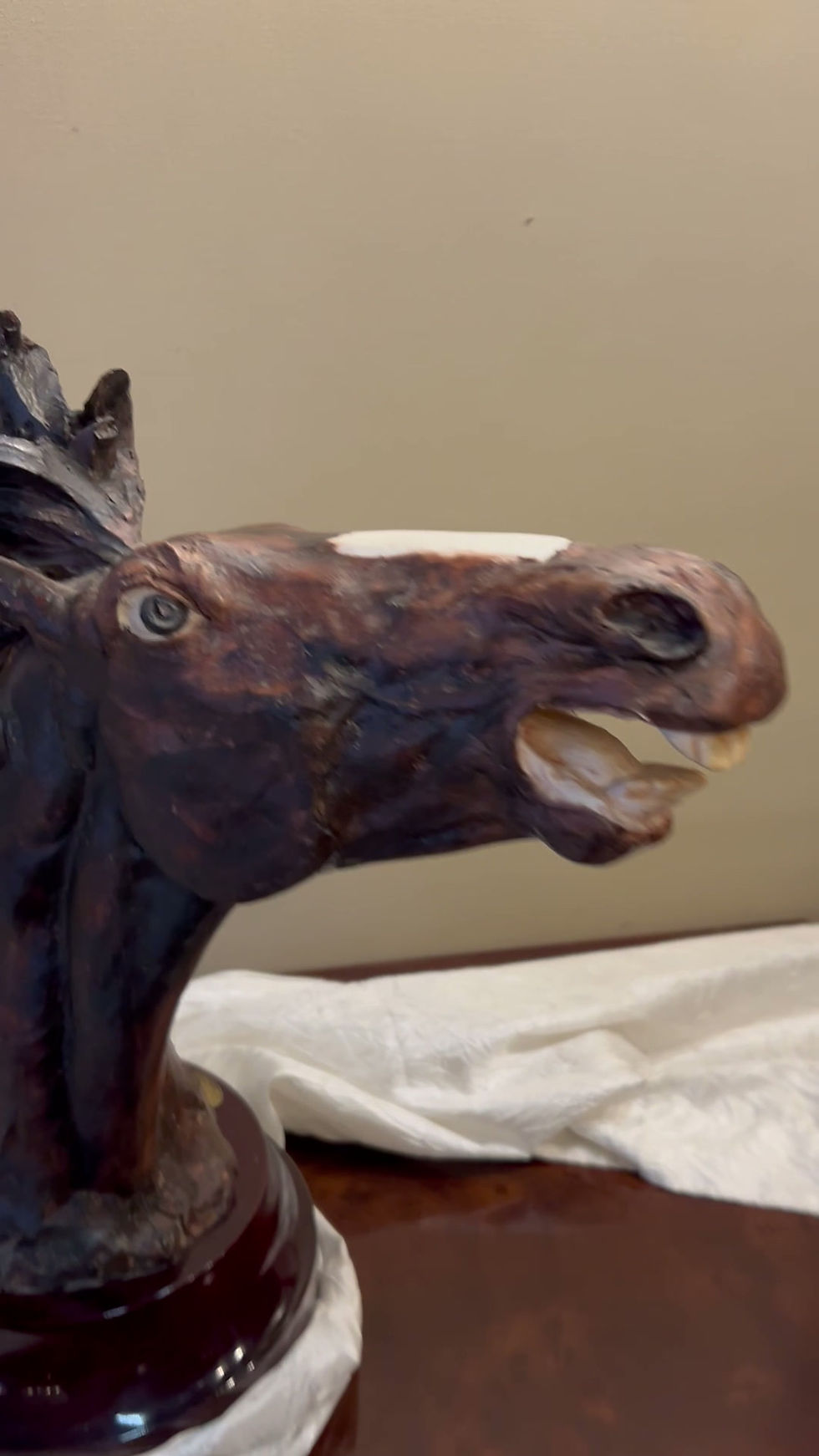 Miniature : Amilcare Santini Horse Head Sculpture