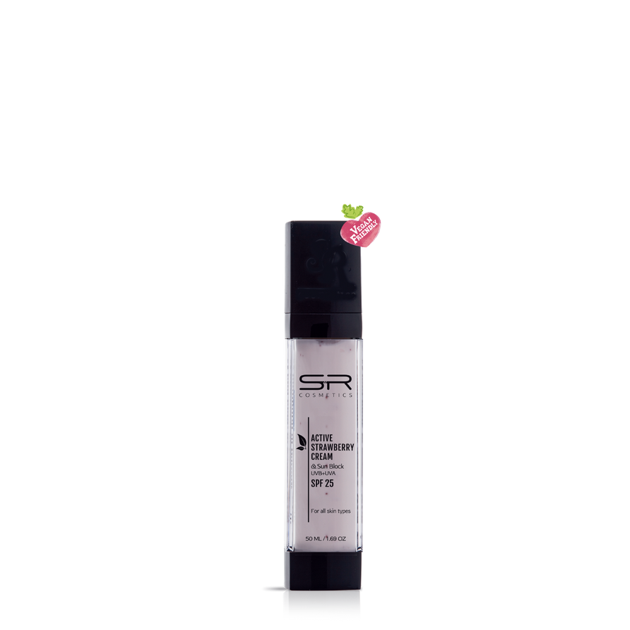 SR Cosmetics — לחות אקטיבית תות חסם שמש & SPF25 \ UVA+UVB
