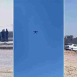 Surveillance Drone Flies Over Baluch Homes During Protest Against Wall Construction in Konb, Chabahar; At Least Four Residents Arrested