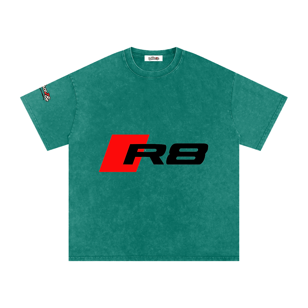 Thumbnail: THEPLACE2BE Snow Washed Oversized Cotton T-Shirt (Audi)
