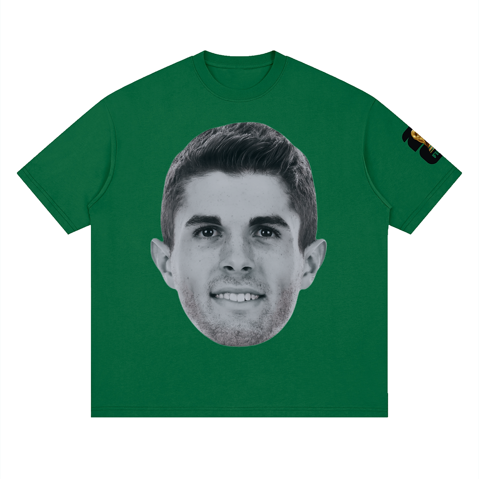 Thumbnail: THEPLACE2BE FIFA EDITION Streetwear Loose Drop Shoulder T-Shirt (Pulisic)